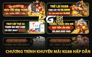 Chương trình khuyến mãi KG88 hấp dẫn